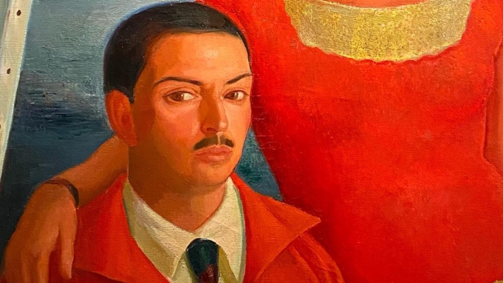 Autorretrato del pintos Ángel Zárraga