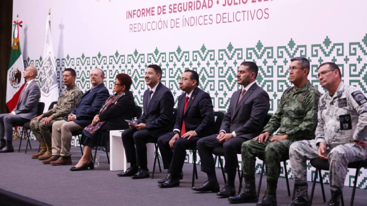 En la presentación de resultados de seguridad el jefe de Gobierno, Martí Batres, señaló que hay una tendencia a la baja en delitos desde el inicio de la actual administración a la fecha