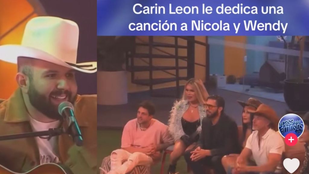 Carin León le dedicó a Wendy Guevara y Nicola Porcella el tema "La Primera Cita"