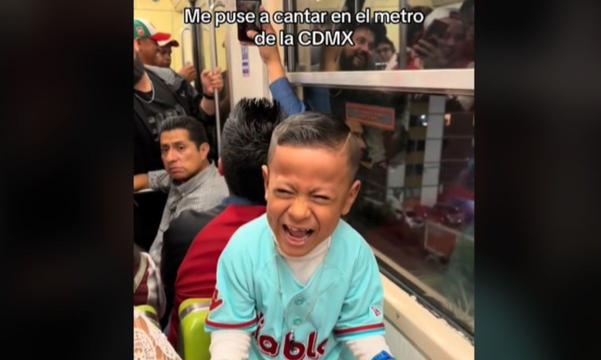 'Chucho’, el niño viral canta "Castillos" en el Metro de la CDMX