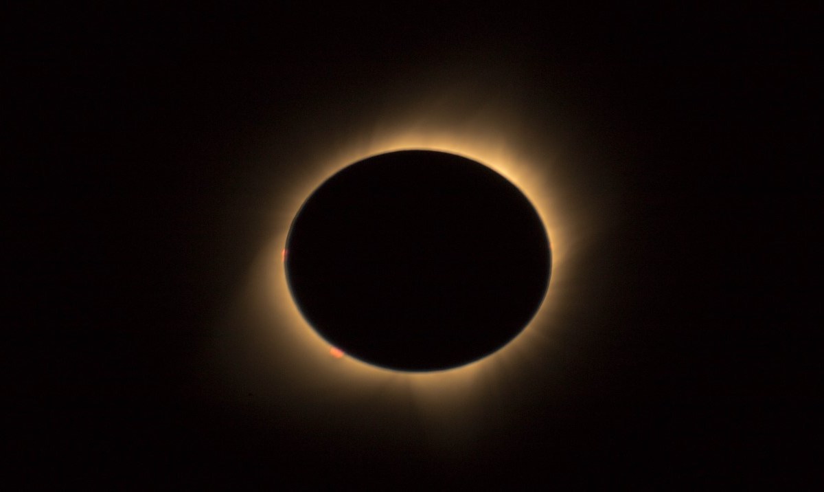imagen de un eclipse solar