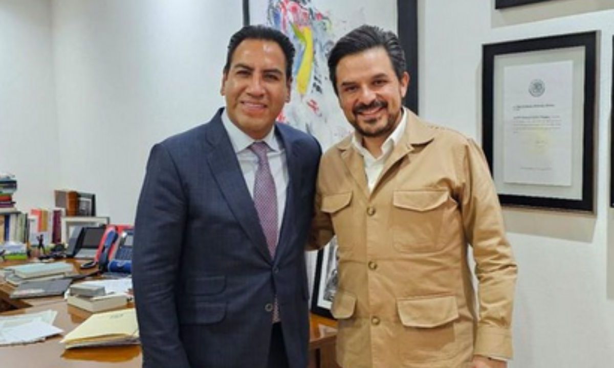 Eduardo Ramírez de Morena se reunió con el director del IMSS, Zoé Robledo, a quien le reconoció su esfuerzo y se sumó para trabajar en la construcción del IMSS Bienestar