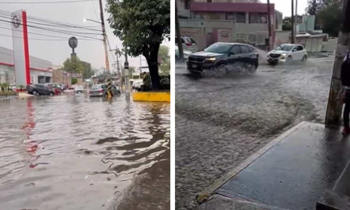 Las fuertes lluvias que se registraron la tarde de este jueves 31 de agosto en Naucalpan, en el Estado de México, dejaron inundaciones en varias zonas del municipio.