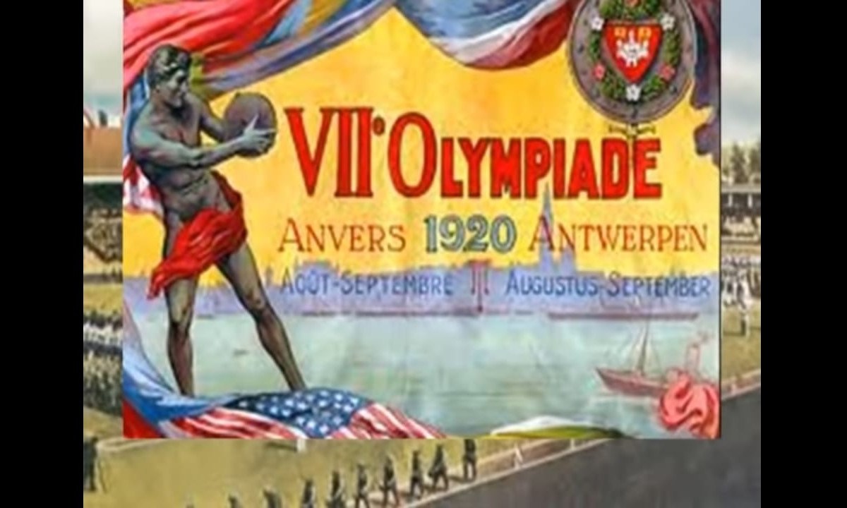 póster de los Juegos Olímpicos de Amberes 1920