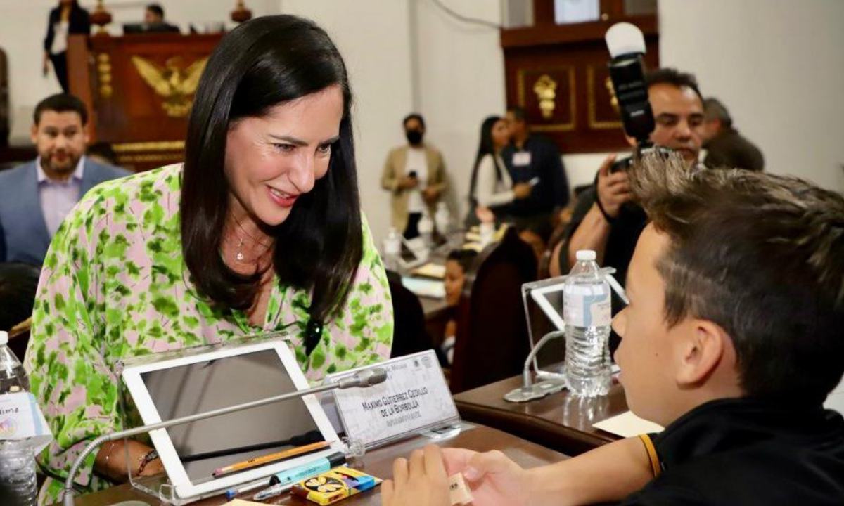 Al participar en el Segundo Parlamento de la Niñez 2023, la alcaldesa Lía Limón refrendó su compromiso de escuchar siempre a las niñas y los niños y hacer todo su esfuerzo para que vivan mejor.
