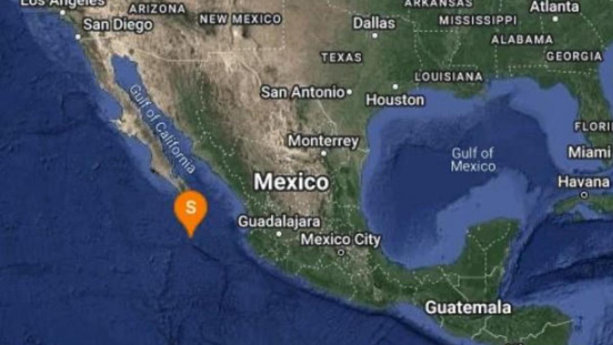 Durante la madrugada de este viernes 25 de agosto, se registró un sismo al sur de Cabo San Lucas, en el estado de Baja California Sur.