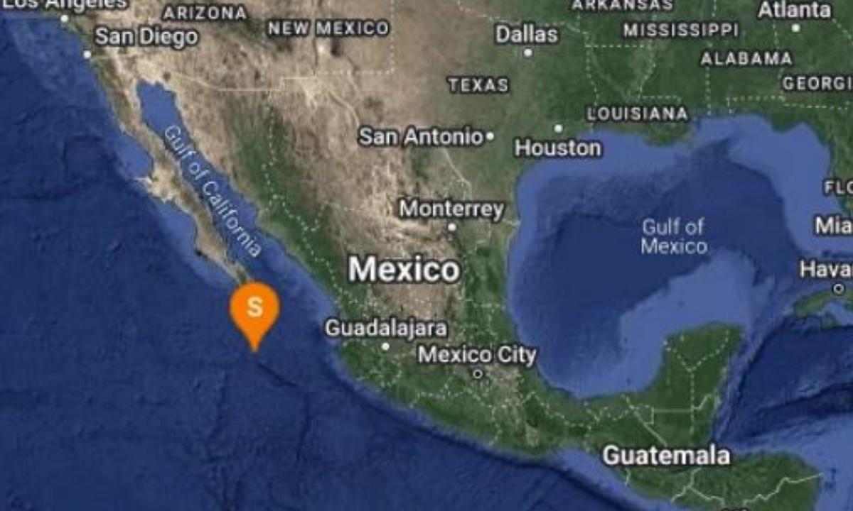 Durante la madrugada de este viernes 25 de agosto, se registró un sismo al sur de Cabo San Lucas, en el estado de Baja California Sur.