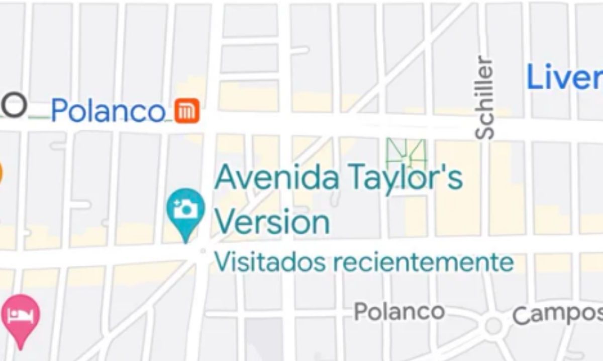 Foto:Redes sociales|¿Ya viste? Fans cambian nombre de avenida en Google Maps en honor a Taylor Swift