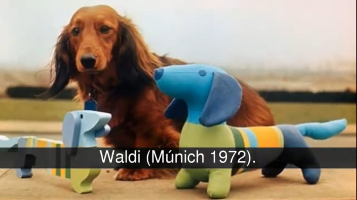 Imagen de Waldi, la primera mascota de los Juegos Olímpicos