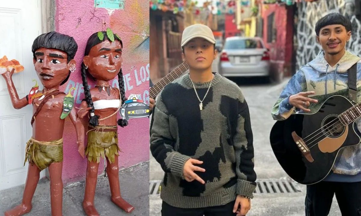 La famosa Piñatería Ramírez creó unas figuras de cartón inspiradas en Yahritza y su Esencia, luego de las declaraciones sobre México
