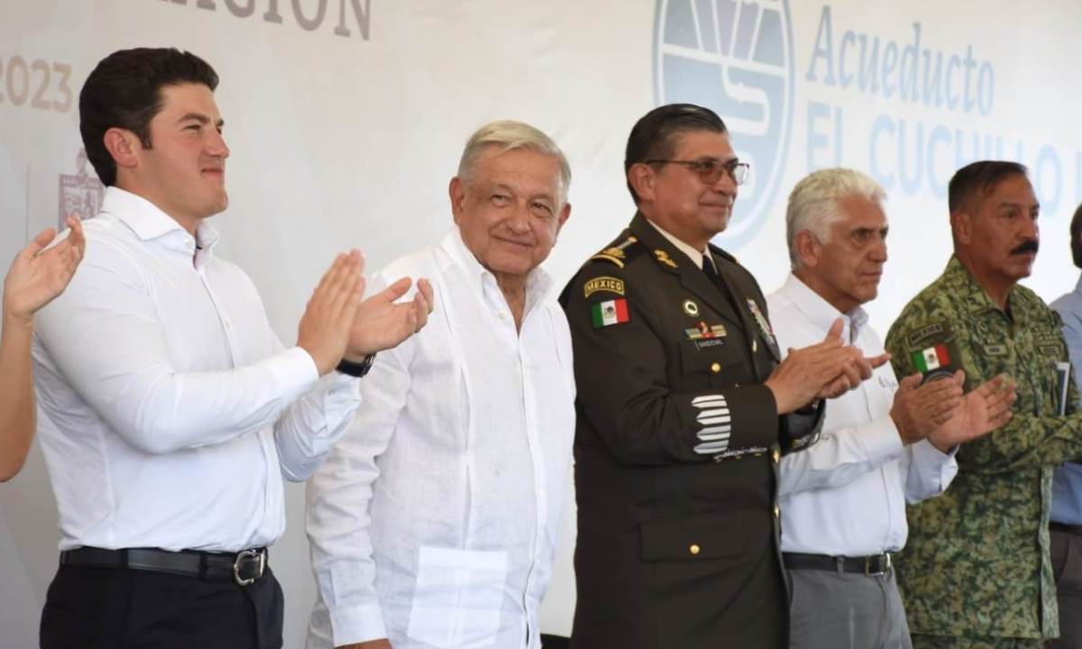 "Un aplauso, por favor, a nuestro Presidente, que le echó las ganas", Samuel García intercambia elogios con AMLO