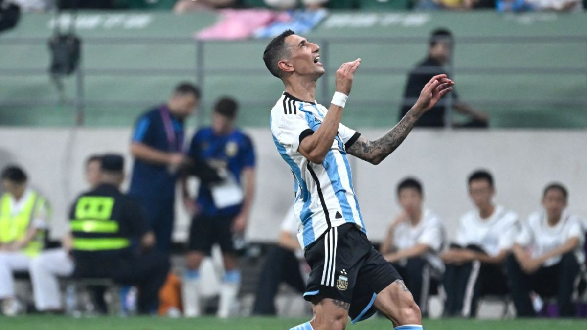 Foto:AFP|¿El final? Di María se retiraría de la Selección Argentina luego de la Copa América 2024