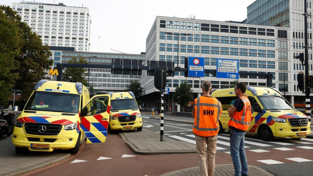 Tres muertos en tiroteo en ciudad neerlandesa de Róterdam