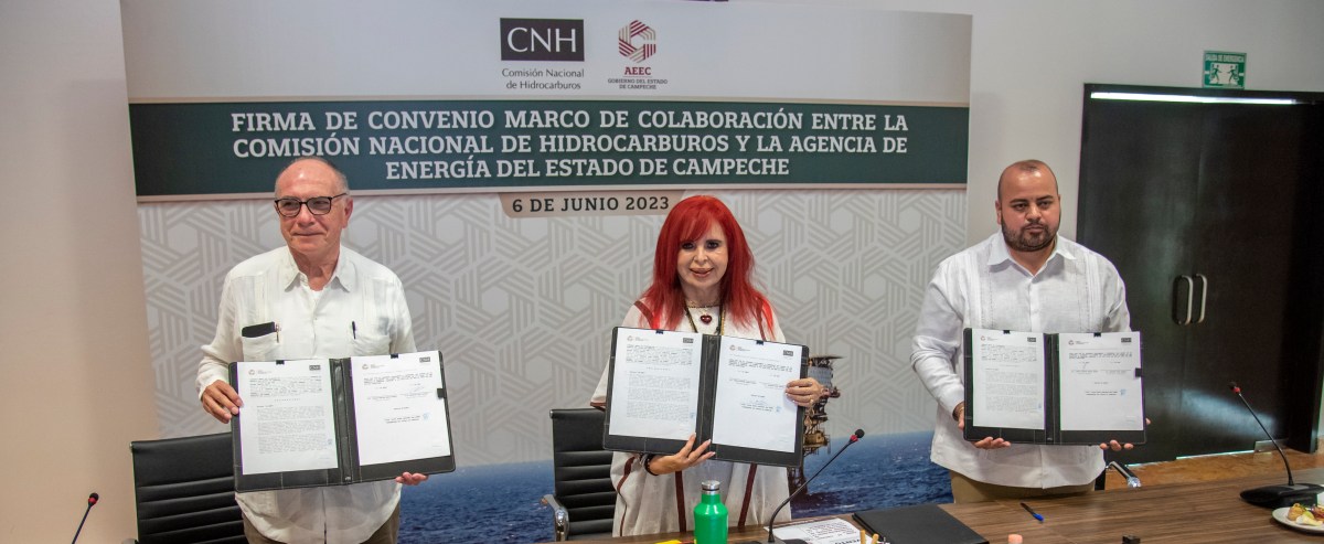 Gobierno de Todos firma convenio de colaboración con la Comisión Nacional de Hidrocarburos