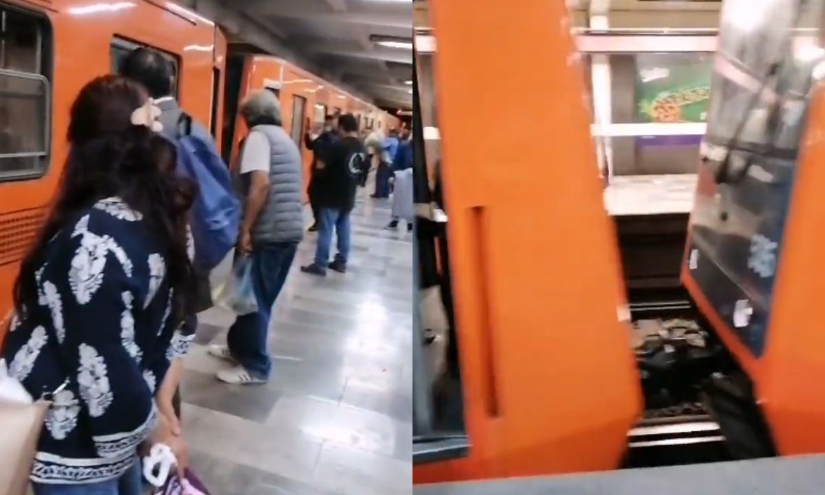 Usuarios reportan retraso de una hora en el servicio del Metro; retiran tren de las vías