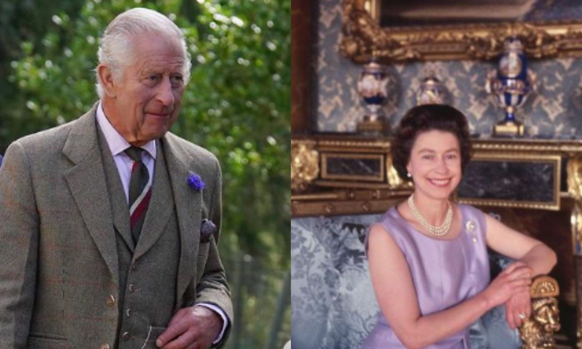 El rey Carlos III reveló una imagen inédita de Isabel II a un año de su muerte