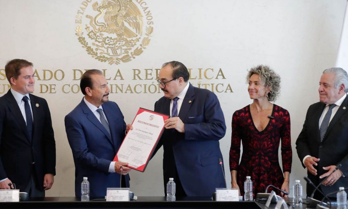 Reconocen los logros y economía del presidente municipal de Atizapán, Pedro Rodríguez Villegas y el gobernador de Tamaulipas, Américo Villarreal