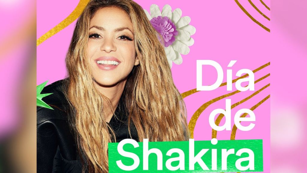 Spotify, declaró el 29 de septiembre como el ‘#DíaDeShakira’