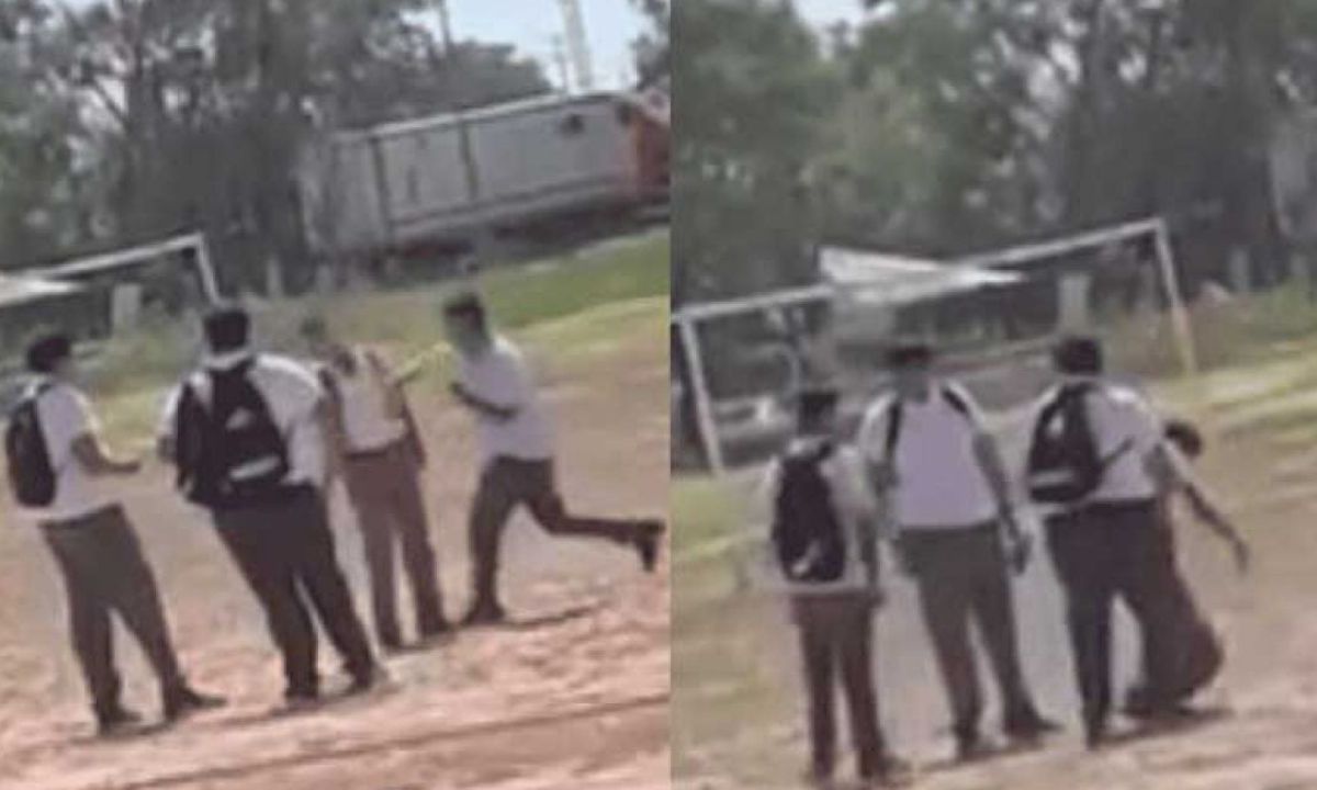 VIDEO: Joven noquea a estudiante de Cetis en Sonora
