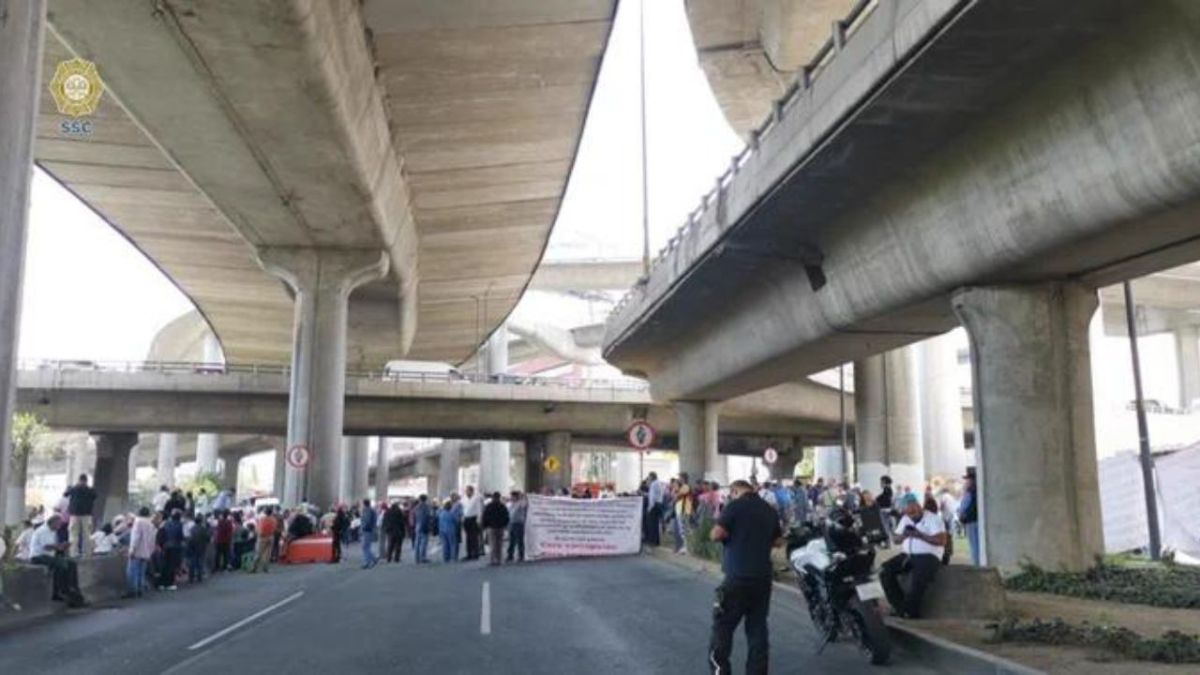 Manifestantes provocan caos al Sur de la capital