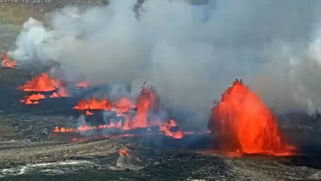 Por tercera vez en lo que va de este 2023 el Volcán Kilauea hace erupción.