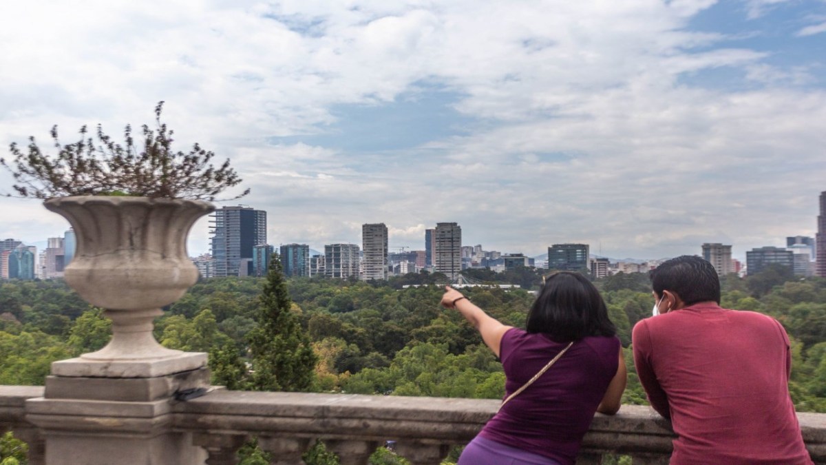 fotografía desde el castillo de Chapultepec