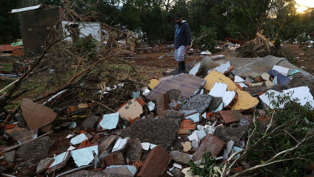 Foto: AFP|Un ciclón deja 21 muertos en el sur de Brasil