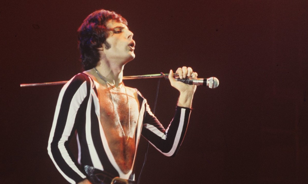 fotografía del vocalista de Queen, Freddie Mercury