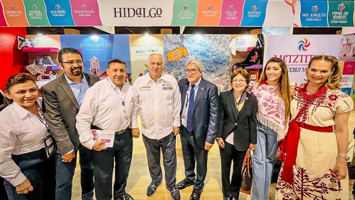 Con la participación de nueve municipios que representan una buena parte de la riqueza cultural y turística que ofrece la entidad, Hidalgo está presente en el Tianguis Internacional de Pueblos Mágicos 2023