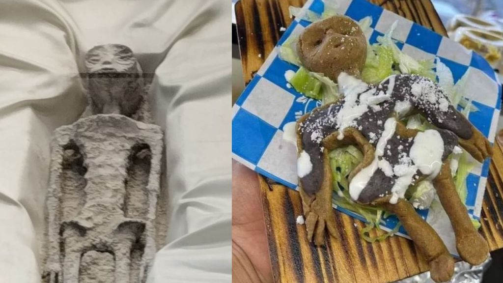 Chefs de 'La Quesería de Ozuluama-Restaurante Veracruzano crearon los Sopes alienígenas en honor a los seres no humanos de Jaime Maussan