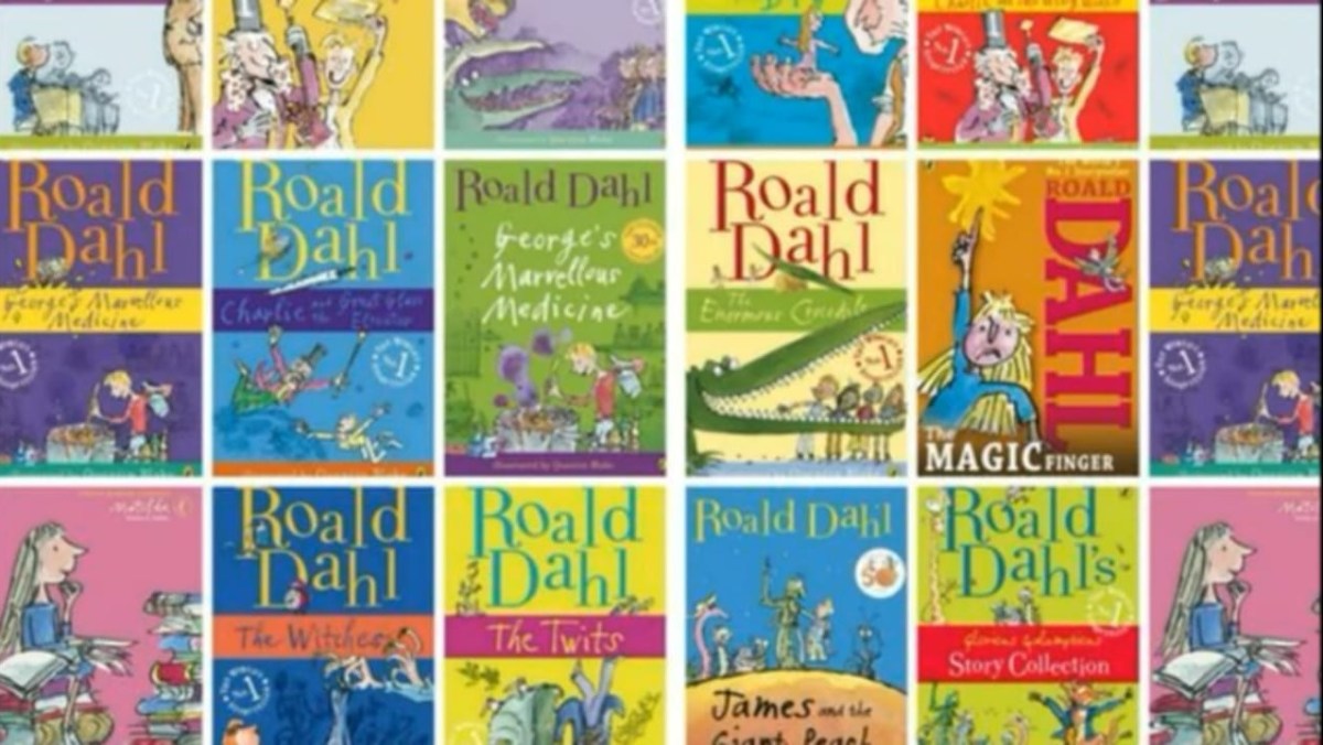 portadas de los libros de Roald Dahl