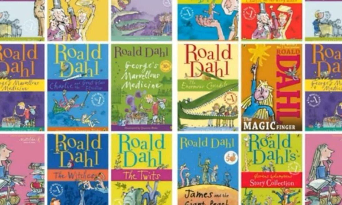 portadas de los libros de Roald Dahl