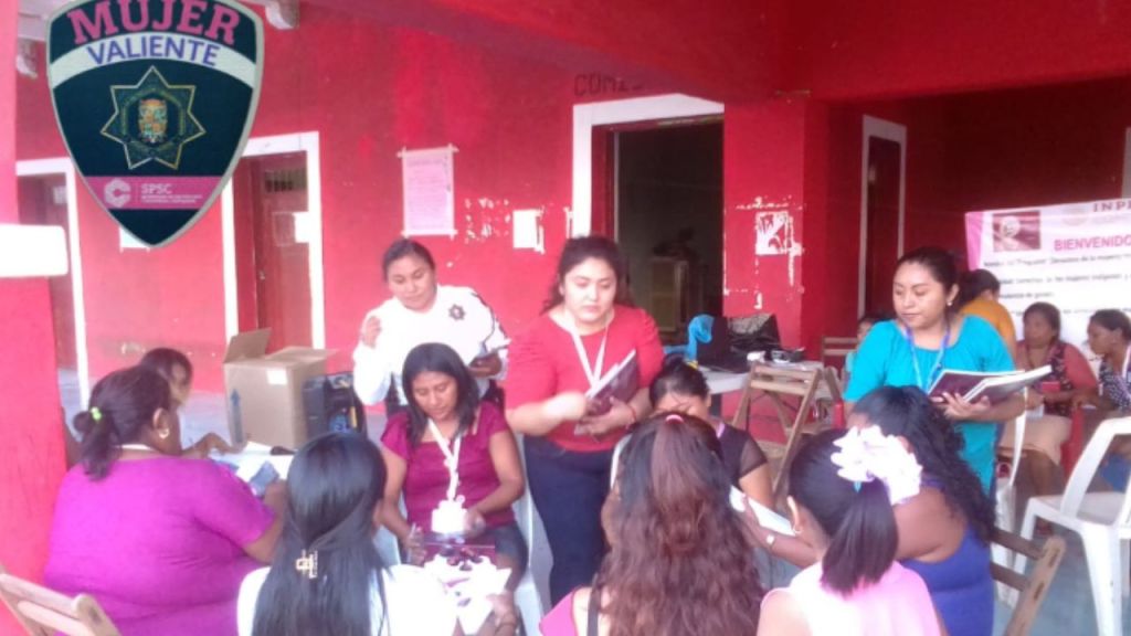 Policías de Campeche participaron en el Foro de Encuentro de Mujeres del Programa de los Derechos Indígenas y Afro Mexicanas y Prevención de la Violencia de Género