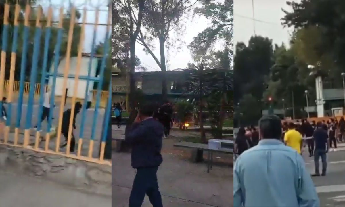 Encapuchados lanzan bombas molotov en CCH Vallejo; reportan toma de instalaciones