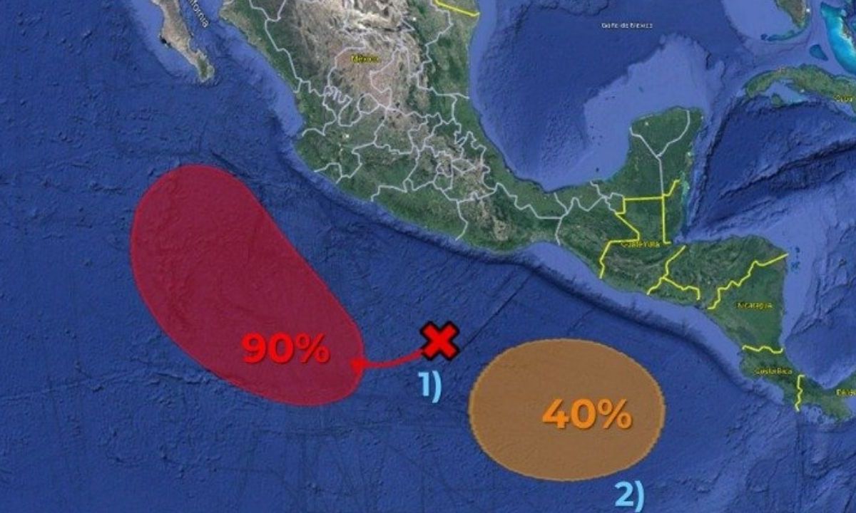 Amenazan dos tormentas a costas mexicanas