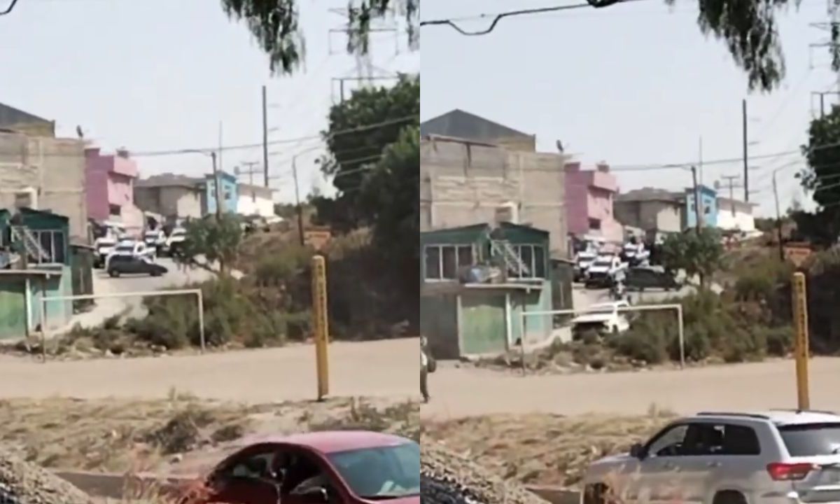 VIDEO: Riña termina en balacera en Ecatepec; hay un herido