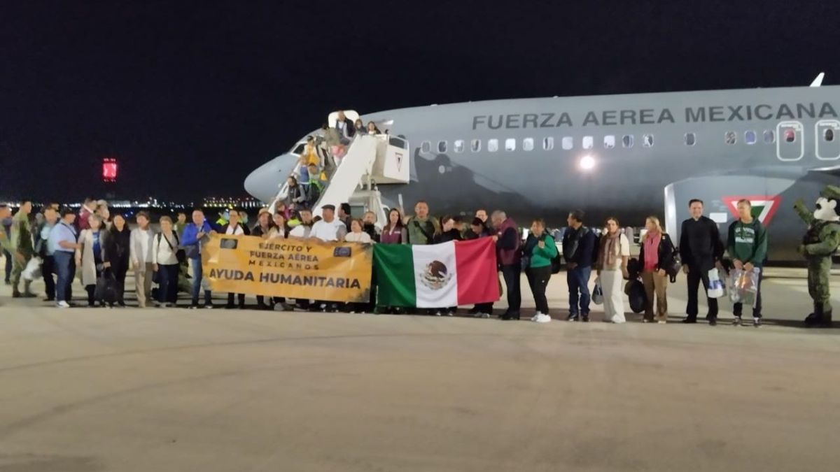 De regreso en México, 287 compatriotas repatriados de Israel