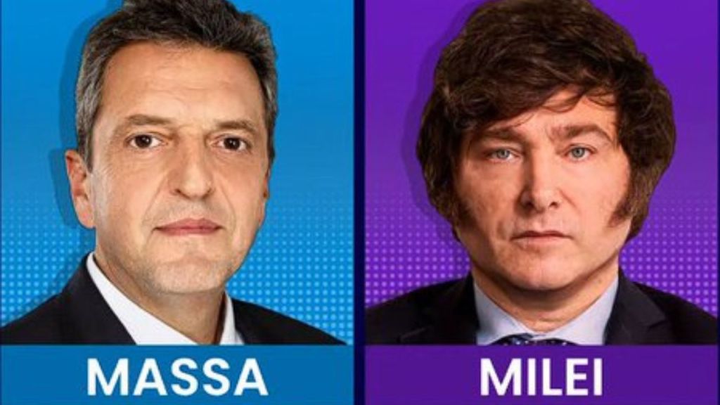 Massa o Milei, los personajes que competirán en noviembre por la Presidencia de Argentina