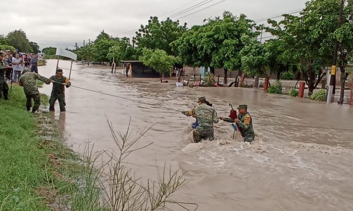 Se han reportado diez municipios afectados por el desborde de ríos, canales o drenes ocasionados por el paso de Norma