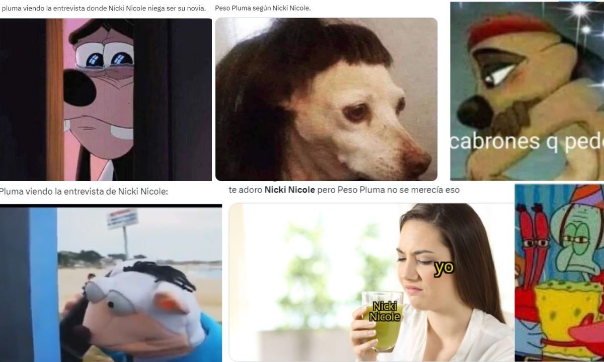 Foto:Redes sociales|¡No te tocaba carnal! Llueven memes de la “frienzoneada” de Nicki Nicole a Peso Pluma