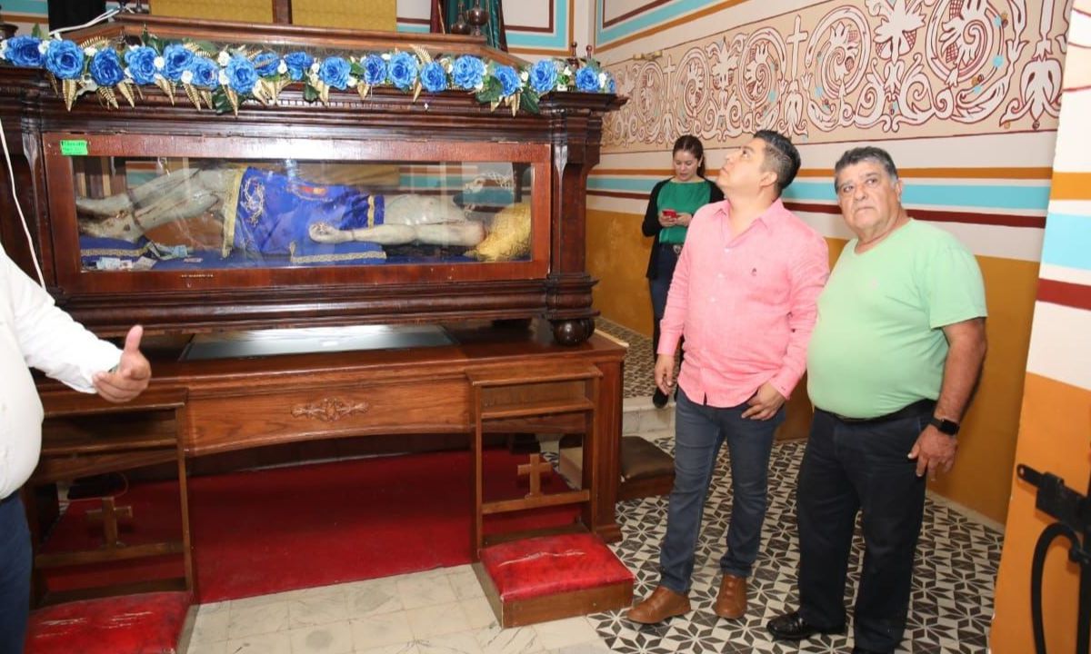En apoyo a la conservación del patrimonio, el Gobernador atendió a las familias quienes solicitaron restaurar la iglesia de San José de los Montes