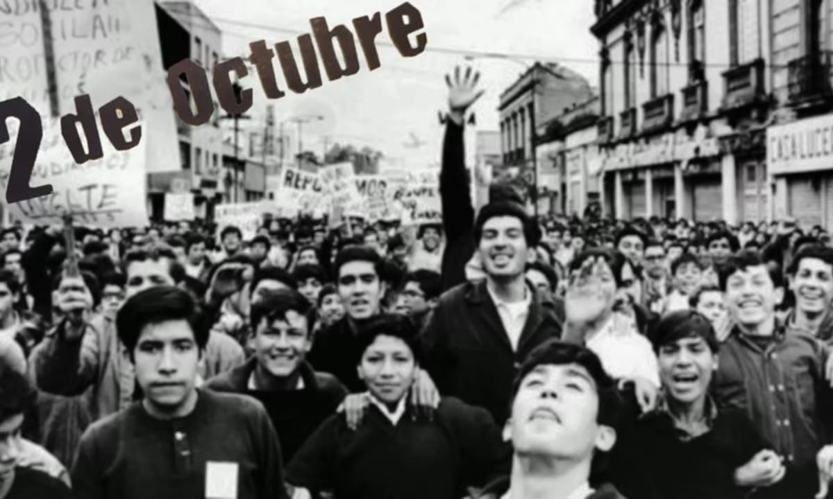 portada de un video de una canción de La maldita vecindad que habla del movimiento estudiantil del 68