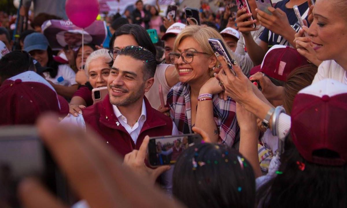 García Harfuch fue recibido por más de 25 mil habitantes de la Venustiano Carranza que lo apoyan para ser aspirante a la candidatura de CDMX