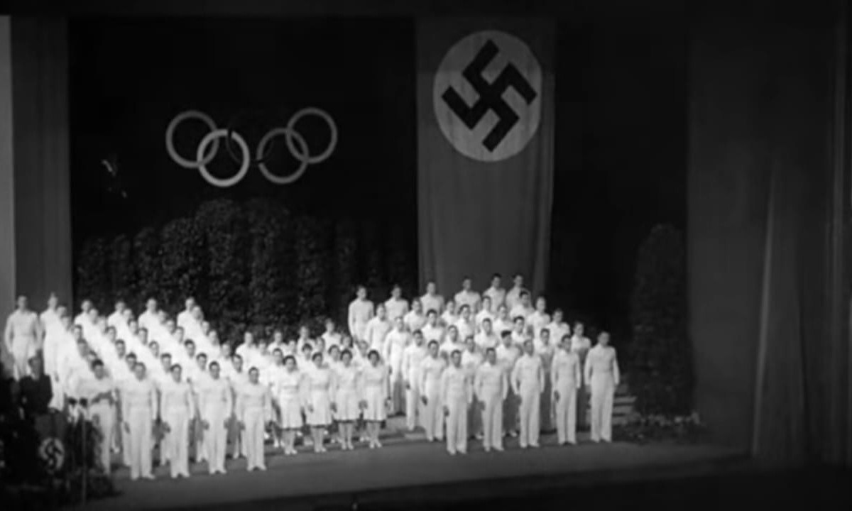 imagen de los conocidos "Juegos Olímpicos nazis"
