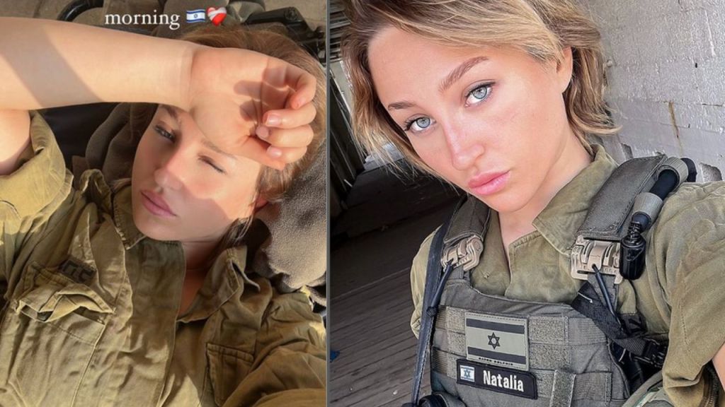 La modelo de Onlyfans, Natalia Fadeev, se une a las Fuerzas de Israel para combatir contra Hamás
