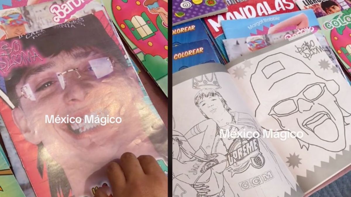 Lanzan libro para colorear inspirado en la imagen de Peso Pluma