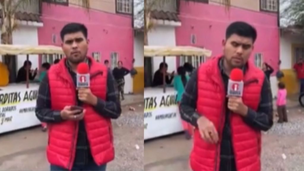 Un reportero de Torreón se viralizó tras darse cuenta que el funeral que estaba cubriendo era de su primo