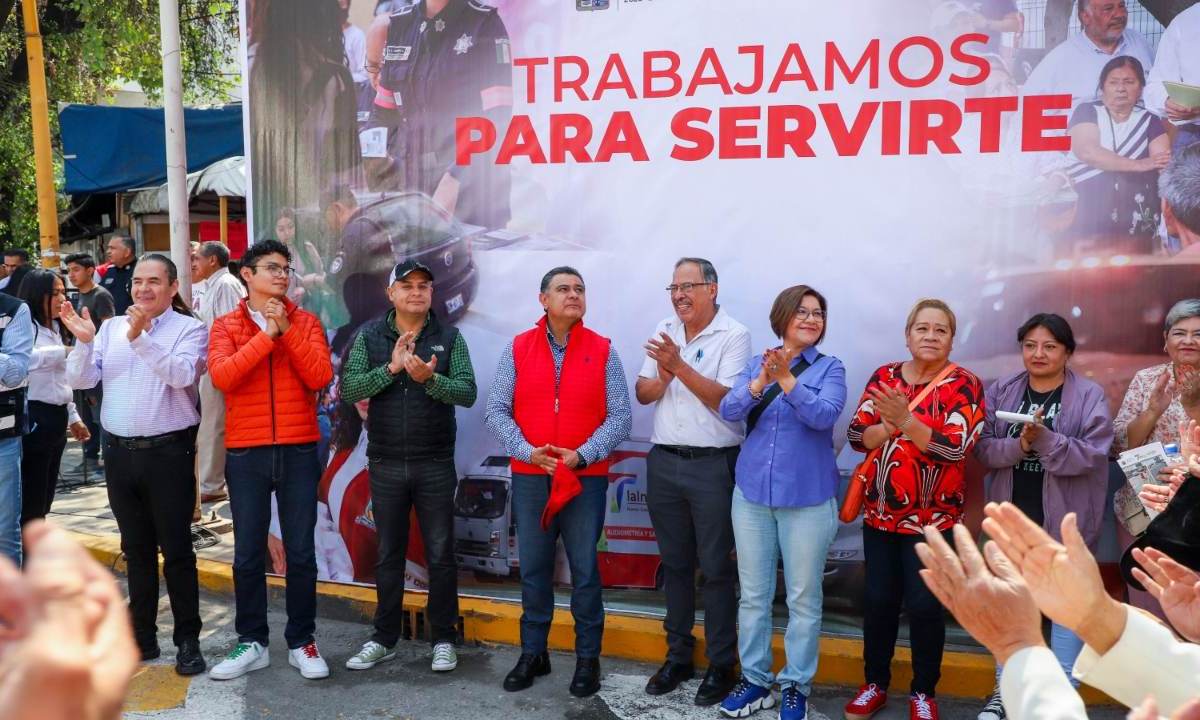 El Alcalde de Tlalnepantla, Marco Antonio Rodríguez Hurtado, da continuidad al mejoramiento de la movilidad y la imagen urbana
