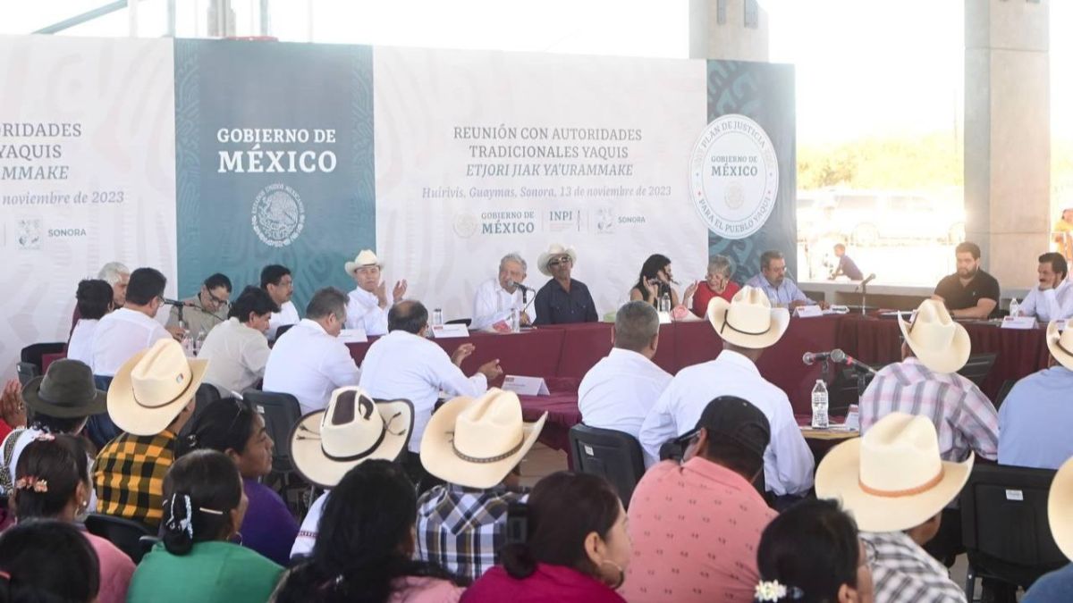 Trabajamos junto al presidente López Obrador por derechos de los pueblos Yaquis: Alfonso Durazo