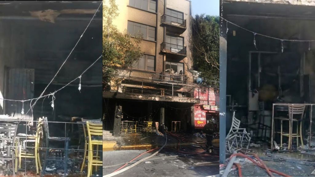 Restaurante se quema en su totalidad en la alcaldía Benito Juárez; evacuan a 30 personas